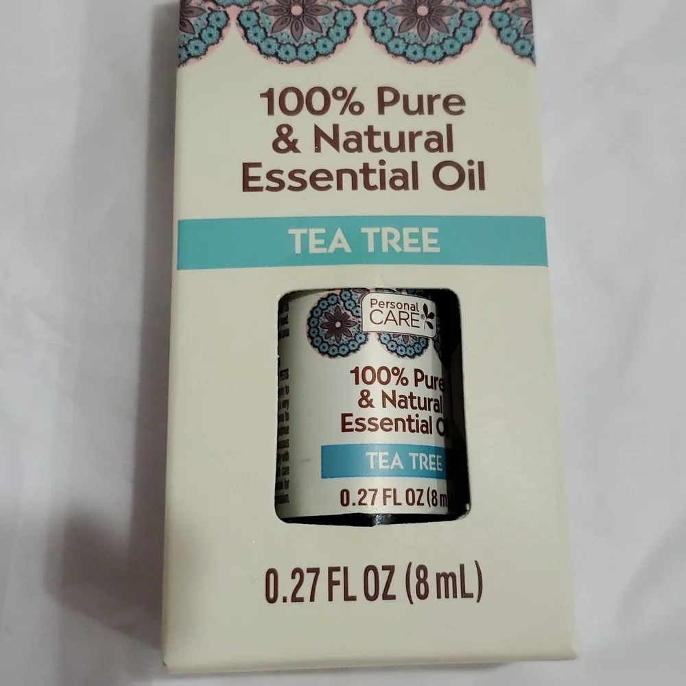 100% pure and natural essetial tea tree oil blended with‎ sweet almond oil new